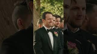 Even the groomsmen were tearing up  #wedding #bride #crying #groom #weddingdress #weddinginspo