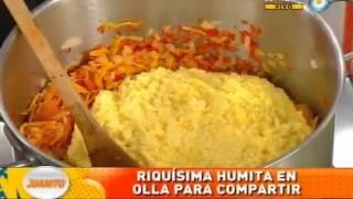 Riquísima humita en olla