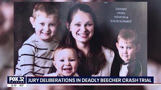 Jury deliberates fate of Illinois man who killed pregnant woman, 3 sons in crash