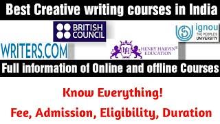 Best Creative Writing Courses in India | Enlighten Brains