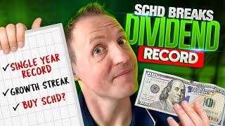 BAG ALERT!  SCHD Dividend Growth Streak hits 12 Years!