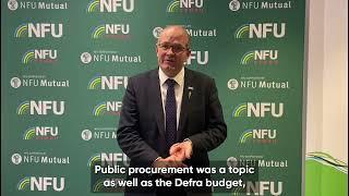 NFU President meets with the Prime Minister on APR and BPR