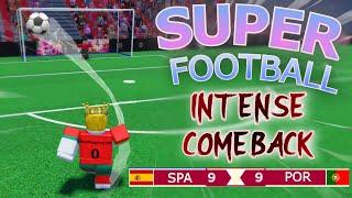 INSANE COMEBACK IN SUPER FOOTBALL!! (Roblox Soccer 2023)