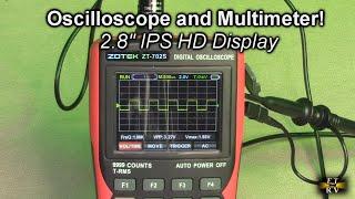 ZOTEK ZT-702S 2-in-1 Oscilloscope/Multimeter 2.8" IPS Display, 10MHz, 48MS a/s Sampling REVIEW