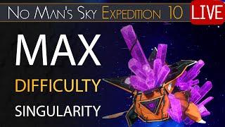 Let's Crank Up The Difficulty! | No Man's Sky Singularity Expedition - Xaine's World NMS Live