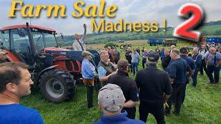 Farm Sale Madness 2" Auction Fever!" Farm Machinery Ford Tractors, Massey, Claas  John Deere