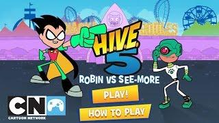 Teen Titans Go! Games | Robin Vs See-more | Cartoon Network