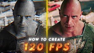 How to Create 4k 120 FPS video | FlowFrames Tutorial | Increase FPS of Edits