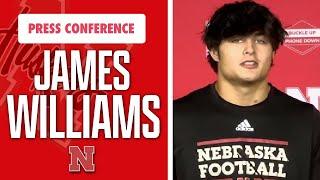 Nebraska Football DL James Williams meets the media on Tuesday I HuskerOnline I GBR