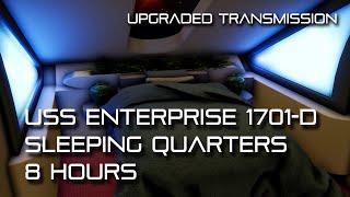  Enterprise Sleeping Quarters Background Ambience (Star Trek Sleep Sounds, 8 Hours)