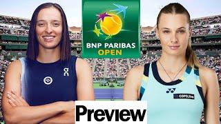 Iga Swiatek vs Dayana Yastremska | Indian Wells 2025 Round 3 | Tennis Match Preview