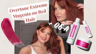 OVERTONE EXTREME MAGENTA ON RED HAIR + Q&A | LYDIA MURPHY