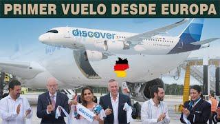 Primer vuelo de Frankfurt al Aeropuerto Internacional de Tulum