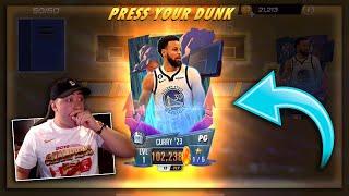 AMBER RAINMAKER CURRY!! NBA 2K MOBILE PRESS YOUR DUNK COMPLETED!!