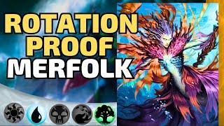 🟢Rotation Ready Merfolk is a Fun Option | Rotation Proof MTG Arena Standard Simic Deck Tech