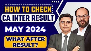 How to Check CA Intermediate Result 2024 | CA Inter Result May 2024 | CA Inter Result Update 2024