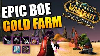 Insane EPIC BOE Gold Farm in Season of Discovery Phase 2 (Up To 3500g)