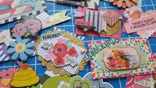 Make Embellishments from Scraps, Stash & Happy Mail