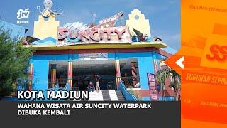 KOTA MADIUN - Wahana Wisata Air Suncity Waterpark Dibuka Kembali