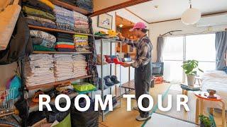 【ROOM TOUR】BEAMS staff's Japanese-style room｜clothes and design furniture｜1K, 20s male｜Custom bikes