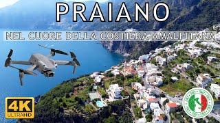 PRAIANO - AMALFI COAST - PATH OF THE GODS - ITALY- 4K UHD DRONE FOOTAGE