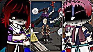 Uppermoons React to Demon Slayer SAITAMA // Gacha React