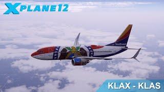 X-Plane 12 l LevelUp 737-700 Southwest Airlines l KLAX - KLAS