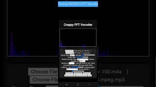 Testing @DX3050's FFT Vocoder