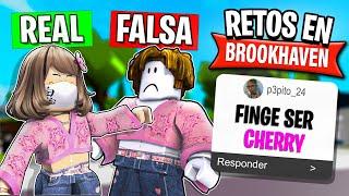 CUMPLIENDO RETOS en BROOKHAVEN 5  | ROBLOX