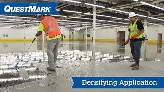 Densifying Application on Concrete Floor | Concrete Floor Densifier | QuestMark