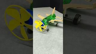 airplane with plastic bottle 