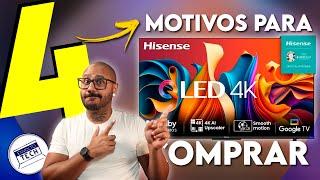 TV QLED HISENSE Q6N - Saiba POR QUE ela é uma das MELHORES TVS do mercado!