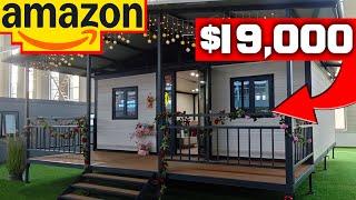 Amazon’s $19,000 Tiny House with Balcony! Ideal for Off Grid Living & Solar Power Options!