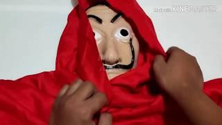Unboxing Salvador Dali La Casa De Papel Costume & Face Mask Cosplay(Moneyheist) Netflix