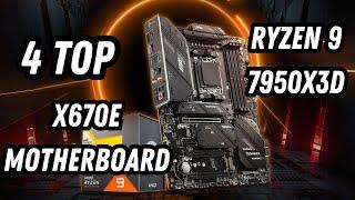 4 Best Enthusiast X670E Motherboard for Ryzen 9 7950X3D