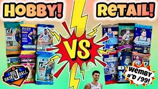 *HOBBY vs RETAIL!* Ripping 30 Basketball Packs  Finally Pulled A Serial Numbered Wemby Rookie!!