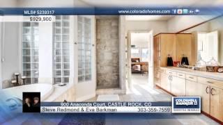 900 Anaconda Court  CASTLE ROCK, CO Homes for Sale | coloradohomes.com