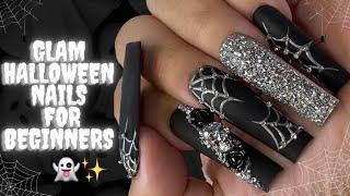 GLAM Halloween nails for beginners! | EASY Halloween nails ️️