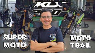 Mending KLX 230 versi Trail atau Supermoto?