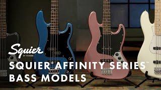 Exploring The Squier Affinity Series Bass Models | Fender