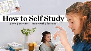 How To Self Study Effectively.  step by step guide to teach yourself anything!!