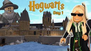 MY FIRST DAY AT HOGWARTS PART 1 | Bloxburg high school roleplay | roblox