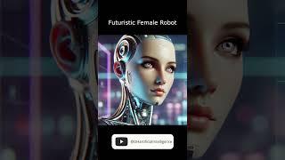 Futuristic Female Robot – Groundbreaking AI Art #artificialintelligence #aiart