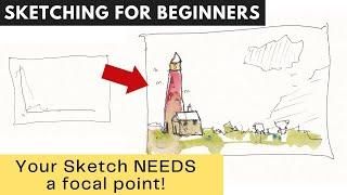 Focal Points are VITAL - 4 KEY drawing tips for Beginners