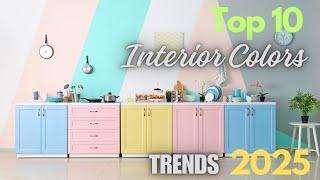 Discover the Hottest Trends: Top 10 Interior Color Palettes for 2025