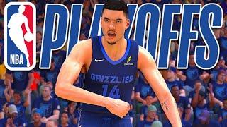 NBA 2K25 Zach Edey My Career - Triple Double in Playoff Debut!