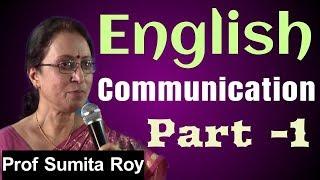 English Communication || Part -1 || Prof Sumita Roy || IMPACT || 2020