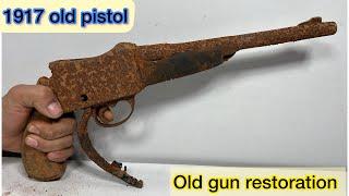 Old gun restoration 1917 model [ 303 bore ]gun restoration