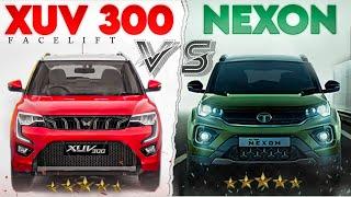 XUV300 Facelift VS TATA NEXON || *first time on YouTube!*