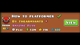 Beating How To Platformer With Feeplays